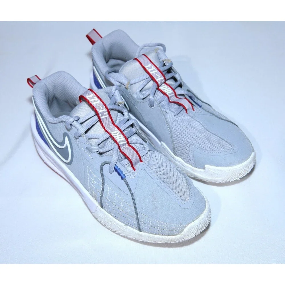 Nike GT Cut 3 GS Wolf Grey Astronomy Blue FD7033-004 Sz 7Y Basketball Shoes